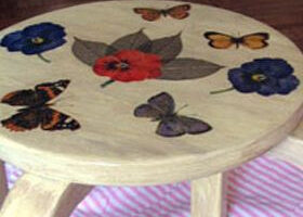 Tabouret de Printemps