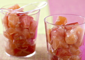 Tartare de saumon et tomates à la chinoise