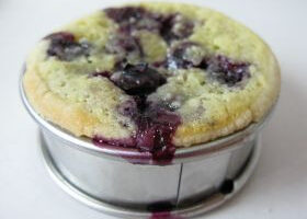 Tarte amandine aux myrtilles