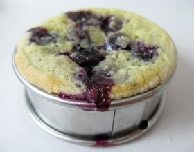 Tarte amandine aux myrtilles