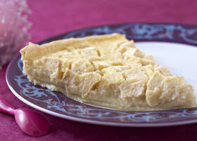 Tarte au jus de pommes