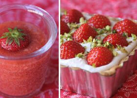 Tarte aux fraises, mascarpone et ricotta
