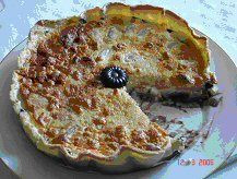 TARTE AUX POIRES ET AU CHOCOLAT