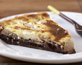 Tarte poire et chocolat
