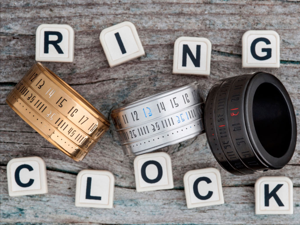 The ring clock, la bague qui vous donne l&rsquo;heure