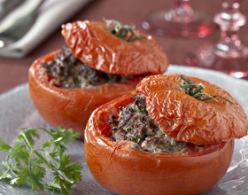 Tomates farcies au boeuf