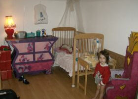 Trône de princesse en carton