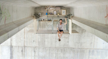 Un architecte installe un bureau secret sous un pont de Valencia