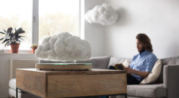 Un nuage dans sa maison !