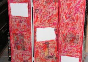 Un paravent porte photos