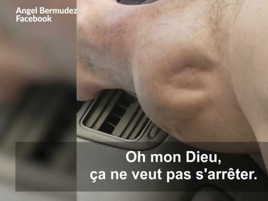 Une crampe violente au mollet, ça donne ça