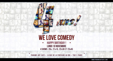 Une soirée au Paname Art Café pour We Love Comedy