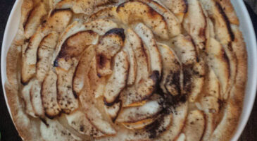 Une tarte aux pommes sans beurre ni huile, c&rsquo;est possible !