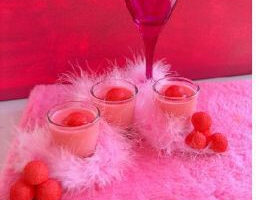 Verrines aux fraises Tagada