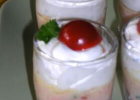 Verrines de rillettes au saumon