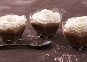 Verrines aux marrons chocolat et chantilly