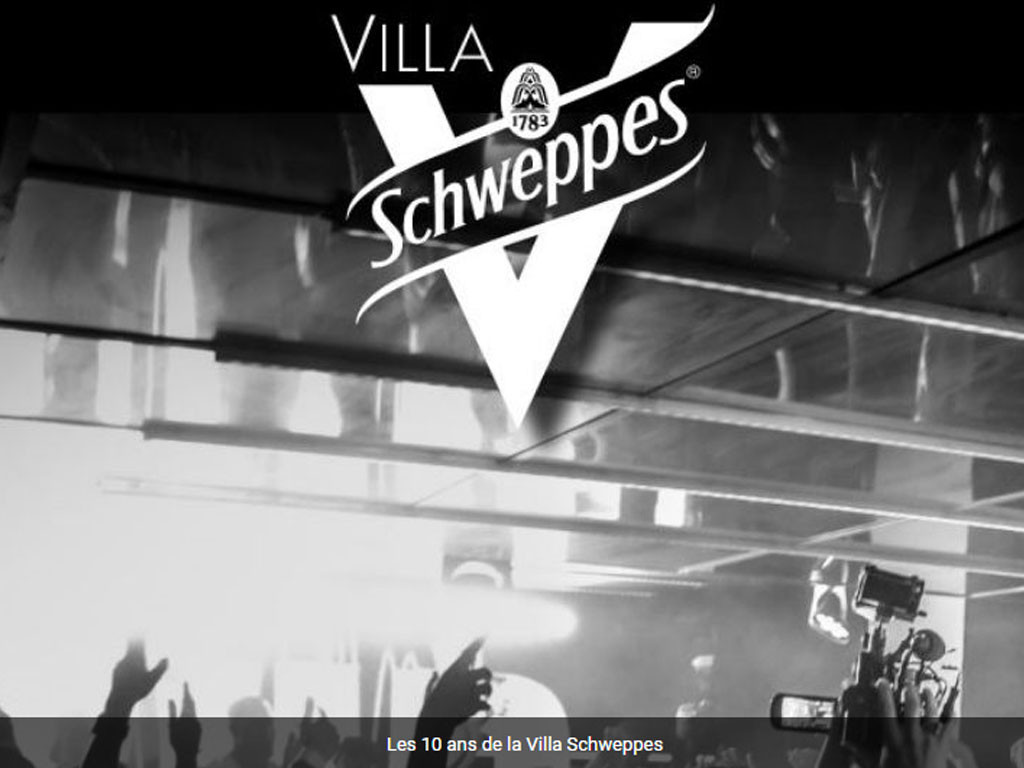 Villa Schweppes à Cannes : demandez le programme !