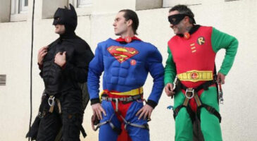 Vol de super héros au-dessus de Nantes !