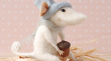 Vous allez craquer pour les animaux en laine cardée de Sophia