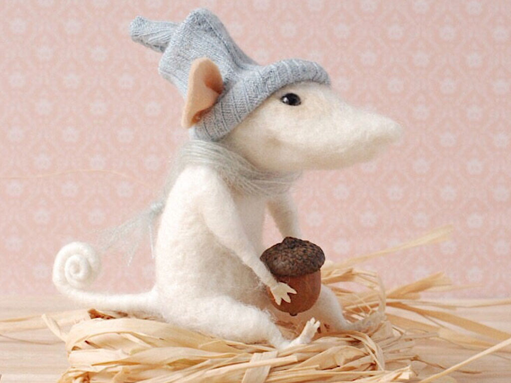 Vous allez craquer pour les animaux en laine cardée de Sophia