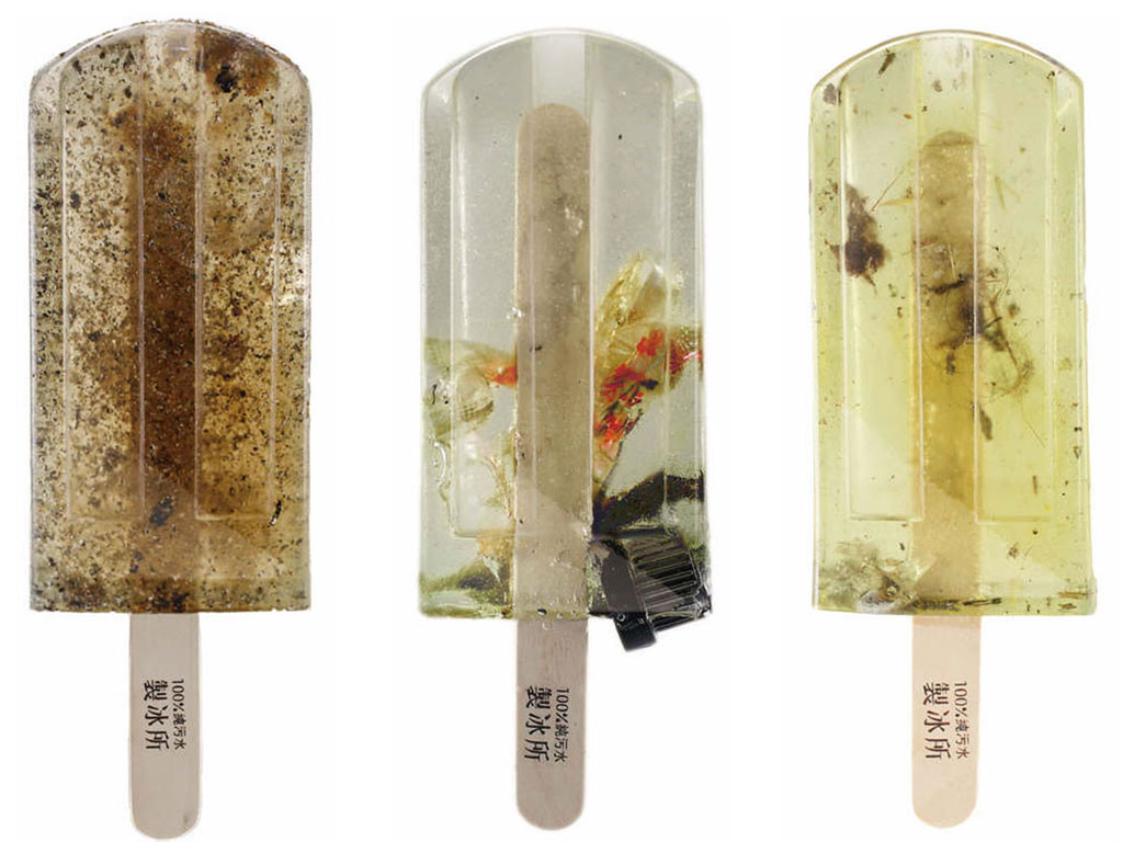 Vous prendrez bien une petite glace… à l’eau polluée ?