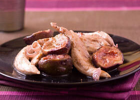 Aiguillettes de poulet aux figues