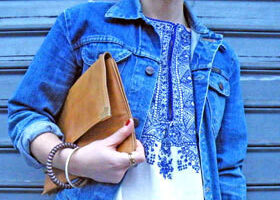 LA question mode : comment je porte mon blouson en jean ?