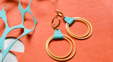 Boucles d’oreilles en cuir : la mode écoresponsable