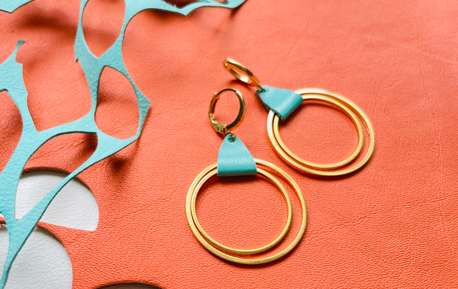 Boucles d’oreilles en cuir : la mode écoresponsable