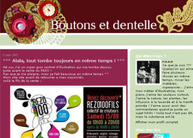 Bouton et dentelle