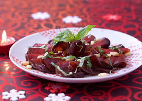 Carpaccio de betteraves