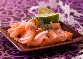 Carpaccio de saumon
