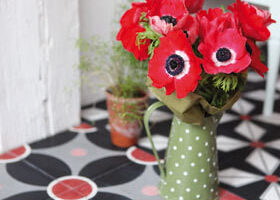 Je craque pour les carreaux de ciment à pois Petit Pan !