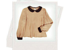 Coup de coeur mode : une blouse à col claudine à moins de 30 euros !