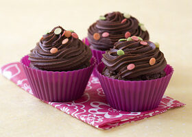 Cupcakes au chocolat noir