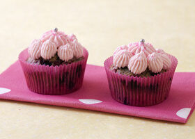 Cupcakes myrtille framboise