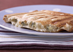 Croque poire roquefort