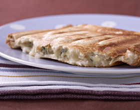 Croque poire roquefort