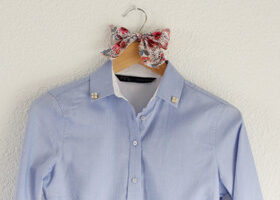 DIY : comment customiser une chemise avec des boucles d&rsquo;oreilles ?