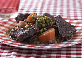 Daube de boeuf aux petits pois