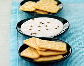 Dip de munster au poivre vert