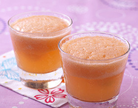 Eau pétillante au melon