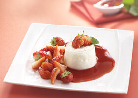 La faisselle aux fruits rouges et son coulis