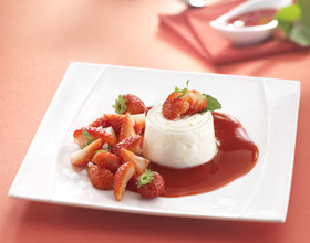 La faisselle aux fruits rouges et son coulis