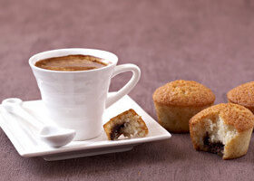 Mini financiers au Nutella