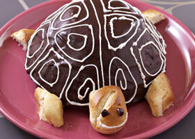 Gâteau rigolo en forme de… tortue !