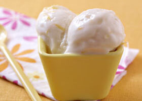 Glace au fromage blanc et citron