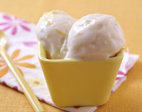Glace au fromage blanc et citron