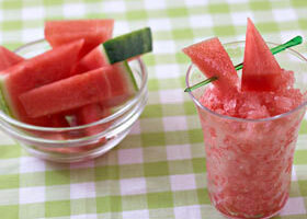 Comment faire… un granité de pastèque