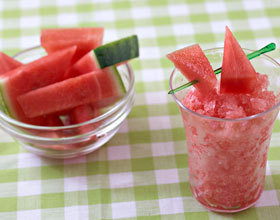 Comment faire… un granité de pastèque
